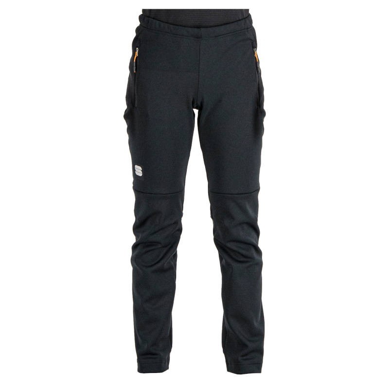 Varme softshell damebukser Sportful Engadin W Pant svart Varme softshell damebukser Sportful Engadin W Pant svart